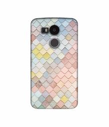 Amazon Brand - Solimo Designer Small Squre Texture 3D Printed Hard Back Case Mobile Cover for LG Nexus 5X