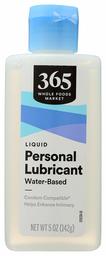 365 by Whole Foods Market, Liquid Personal Lubricant, Water-Based, 5 Ounce