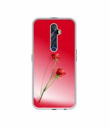 Amazon Brand - Solimo Designer Red Roses UV Printed Soft Back Case Mobile Cover for Oppo Reno 2Z