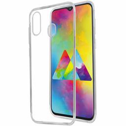 Amazon Brand - Solimo Mobile Cover (Soft & Flexible Back case) for Samsung Galaxy M20 (Transparent)