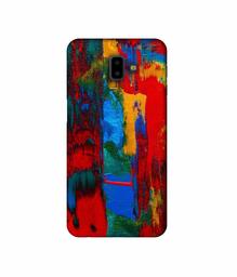 Amazon Brand - Solimo Designer Multiolor Brush Texture on Wall 3D Printed Hard Back Case Mobile Cover for Samsung Galaxy J6 Plus