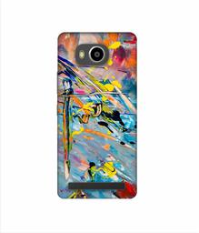 Amazon Brand - Solimo Designer Paint Texture 3D Printed Hard Back Case Mobile Cover for Lenovo A7700