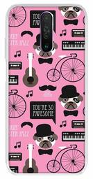 Amazon Brand - Solimo Designer Multicolor Bicycle Pink Pattern Design Printed Soft Back Case Mobile Cover for Poco X2 / Xiaomi Redmi K30