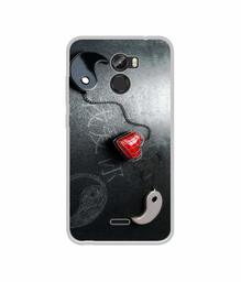 Amazon Brand - Solimo Designer Chinnese Yin and Yang UV Printed Soft Back Case Mobile Cover for Gionee X1