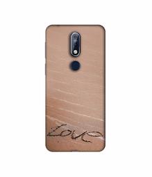 Amazon Brand - Solimo Designer Love 3D Printed Hard Back Case Mobile Cover for Nokia 7.1