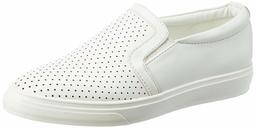 Amazon Brand - Symbol Women's White Sneakers-7 UK (40 EU) (10 US) (AZ-WSY-14)