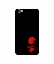 Amazon Brand - Solimo Designer Red Moon 3D Printed Hard Back Case Mobile Cover for Vivo Y55L