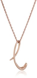 14k Rose Gold Plated Sterling Silver 