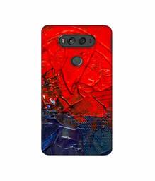 Amazon Brand - Solimo Designer Red Wax Color 3D Printed Hard Back Case Mobile Cover for LG V20