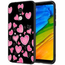 Amazon Brand - Solimo Designer Hearts Printed Hard Back Case Mobile Cover for Xiaomi Redmi 5 (D246)