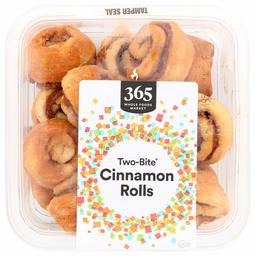 365 Everyday Value, Two-Bite Cinnamon Rolls, 13 oz (Frozen)