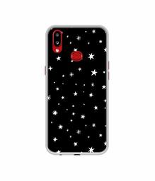 Amazon Brand - Solimo Designer Sperking Stars UV Printed Soft Back Case Mobile Cover for Samsung Galaxy A10s