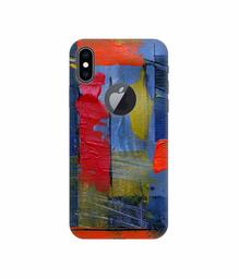 Amazon Brand - Solimo Designer Color Board 3D Printed Hard Back Case Mobile Cover for Apple iPhone Xs Max (Logo Cut)