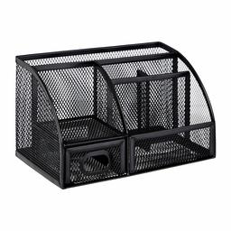 AmazonBasics Mesh Pen Holder (Renewed)