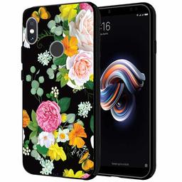 Amazon Brand - Solimo Designer Floral Printed Hard Back Case Mobile Cover for Redmi Note 6 Pro