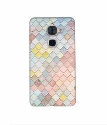 Amazon Brand - Solimo Designer Small Squre Texture 3D Printed Hard Back Case Mobile Cover for LeTV Le 2