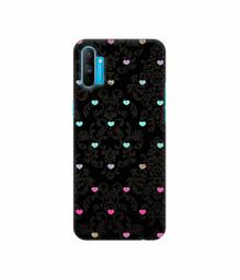 Amazon Brand - Solimo Designer Heart Texture 3D Printed Hard Back Case Mobile Cover for Realme C3