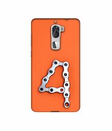 Amazon Brand - Solimo Designer Number Four 3D Printed Hard Back Case Mobile Cover for Coolpad Cool1 Dual