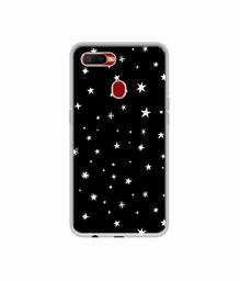 Amazon Brand - Solimo Designer Sperking Stars UV Printed Soft Back Case Mobile Cover for Oppo A5s