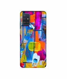 Amazon Brand - Solimo Designer Multicolor Box Texture 3D Printed Hard Back Case Mobile Cover for Samsung Galaxy A51