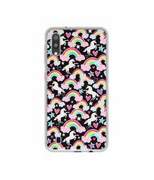 Amazon Brand - Solimo Designer Unicorn Texture UV Printed Soft Back Case Mobile Cover for Samsung Galaxy M10