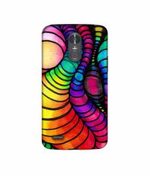 Amazon Brand - Solimo Designer Semi Circle Texture 3D Printed Hard Back Case Mobile Cover for LG Stylus 3