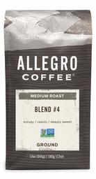 ALLEGRO COFFEE Blend No4 Ground Coffee, 12 OZ