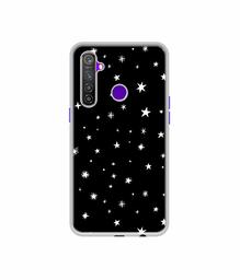 Amazon Brand - Solimo Designer Sperking Stars UV Printed Soft Back Case Mobile Cover for Realme 5 Pro