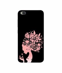 Amazon Brand - Solimo Designer Pink Color Lady Vector 3D Printed Hard Back Case Mobile Cover for Xiaomi Redmi Go