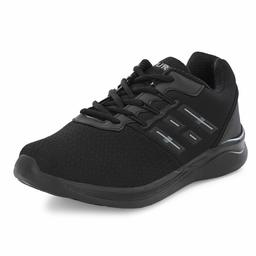 Bourge Men's Black Running Shoes-9 UK (43 EU) (10 US) (Loire-274)