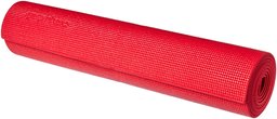 AmazonBasics Yoga & Exercise Mat with Carrying Strap, PVC-RE, Red, 1/4