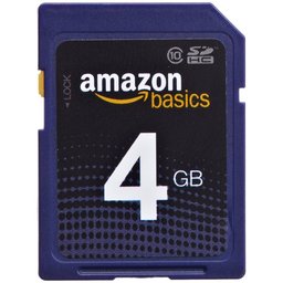 AmazonBasics Class 10 SD Flash Memory Card