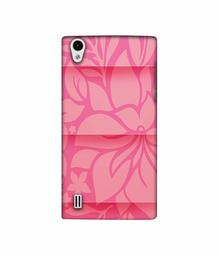 Amazon Brand - Solimo Designer Pink Flower Banch Print On Cloth 3D Printed Hard Back Case Mobile Cover for VIVO Y15