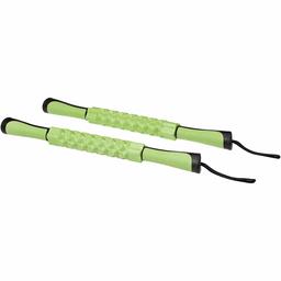 AmazonBasics Sports Massage Muscle Roller - Green, 2-Pack