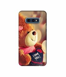 Amazon Brand - Solimo Designer Teddy Bear 3D Printed Hard Back Case Mobile Cover for Samsung Galaxy S10e