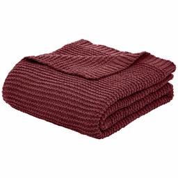 AmazonBasics Knitted Chenille Blanket