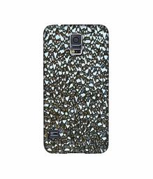 Amazon Brand - Solimo Designer Foil Paper Texture 3D Printed Hard Back Case Mobile Cover for Samsung Galaxy S5 i9600