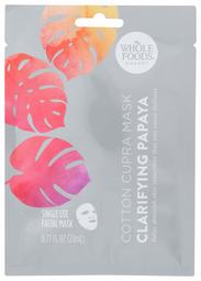 Whole Foods Market, Cotton Cupra Mask, Clarifying Papaya, 0.77 fl oz