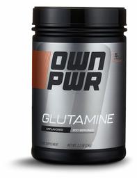 OWN PWR L-Glutamine Powder, 5G per Serving, Unflavored, 2.2 Pound Value Size (200 Servings)