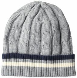 Goodthreads Gorro de Punto, de algodón Suave, para Hombre, Color Gris, Talla única