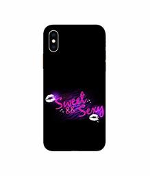 Amazon Brand - Solimo Designer Sweet and Sexy 3D Printed Hard Back Case Mobile Cover for Apple iPhone Xs Max