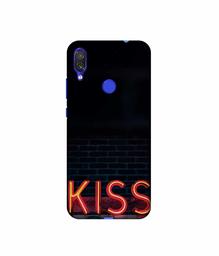 Amazon Brand - Solimo Designer Kiss 3D Printed Hard Back Case Mobile Cover for Xiaomi Redmi Note 7 Pro