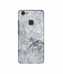 Amazon Brand - Solimo Designer Grayish Marble 3D Printed Hard Back Case Mobile Cover for Vivo V7 Plus