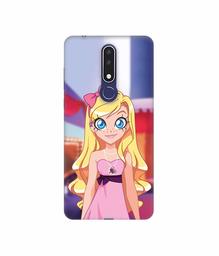 Amazon Brand - Solimo Designer Small Princess Vector 3D Printed Hard Back Case Mobile Cover for Nokia 3.1 Plus