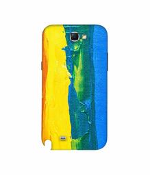 Amazon Brand - Solimo Designer Multicolor Line Color On Canvas 3D Printed Hard Back Case Mobile Cover for Samsung Galaxy Note 2 N7100