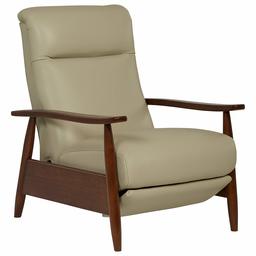 Amazon Brand – Stone & Beam Clayton Reclining Contemporary Leather Living-Room Chair, 30