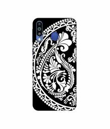 Amazon Brand - Solimo Designer Half Circle Rangoli 3D Printed Hard Back Case Mobile Cover for Samsung Galaxy M21