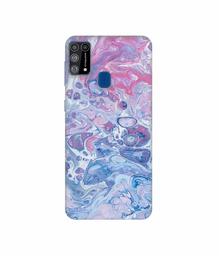 Amazon Brand - Solimo Designer Oil Paint on Marble 3D Printed Hard Back Case Mobile Cover for Samsung Galaxy M31