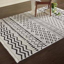 Amazon Brand - Movian Vit, Rectangular area rug, Geometric pattern