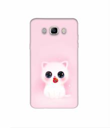 Amazon Brand - Solimo Designer Kitty 3D Printed Hard Back Case Mobile Cover for Samsung Galaxy J7 (2016)